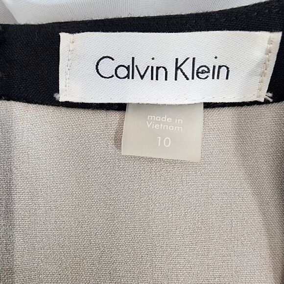 Calvin Klein New Colorblock V-Neck Sheath Dress Size 10 NWT F5 - Picture 8 of 12